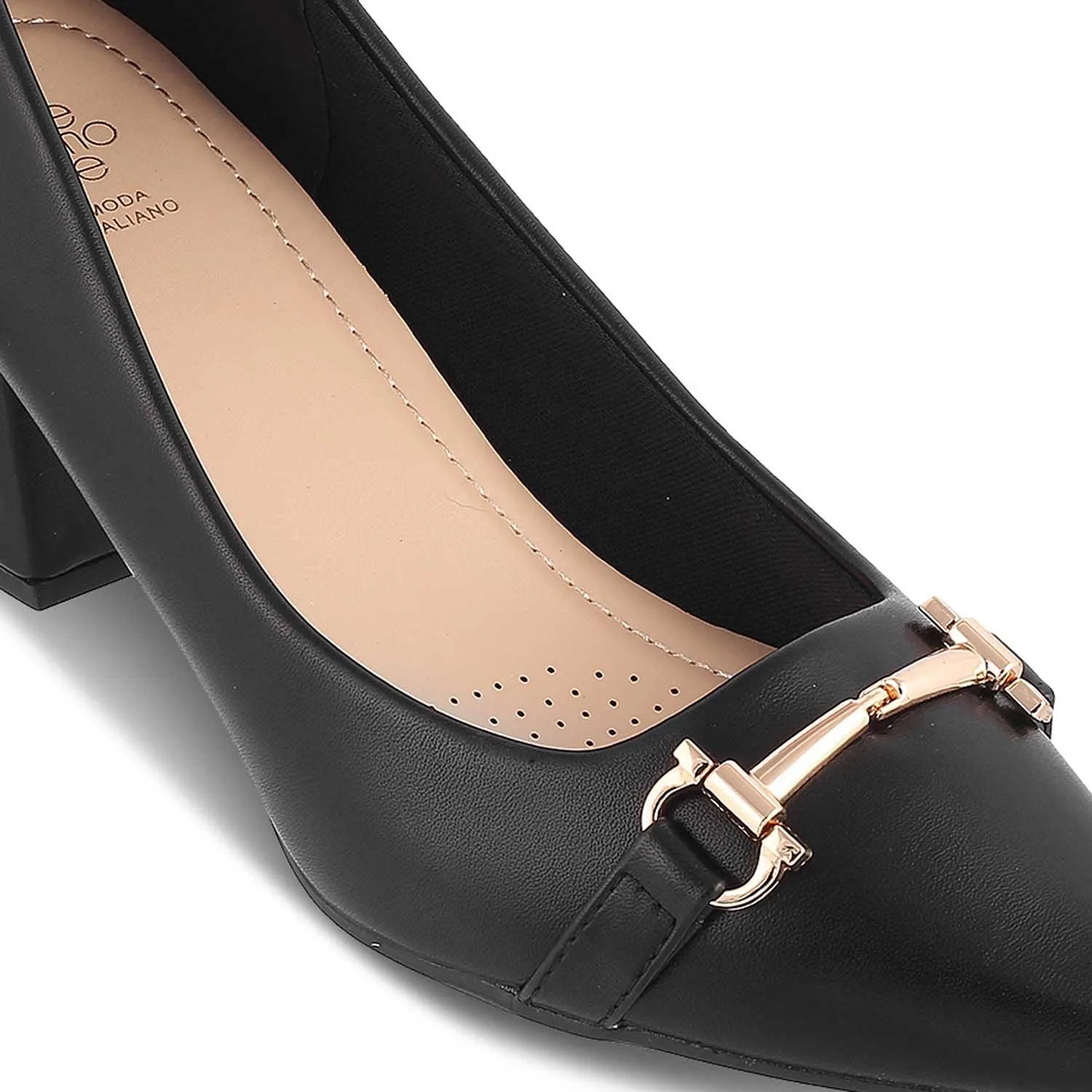 The Amster Black Women's Dress Pumps Tresmode