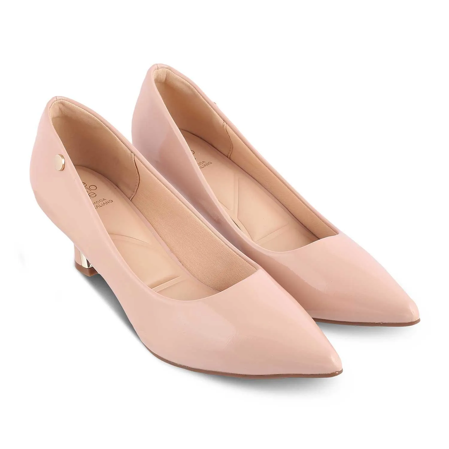 The Hanger Beige Women's Dress Pumps Tresmode