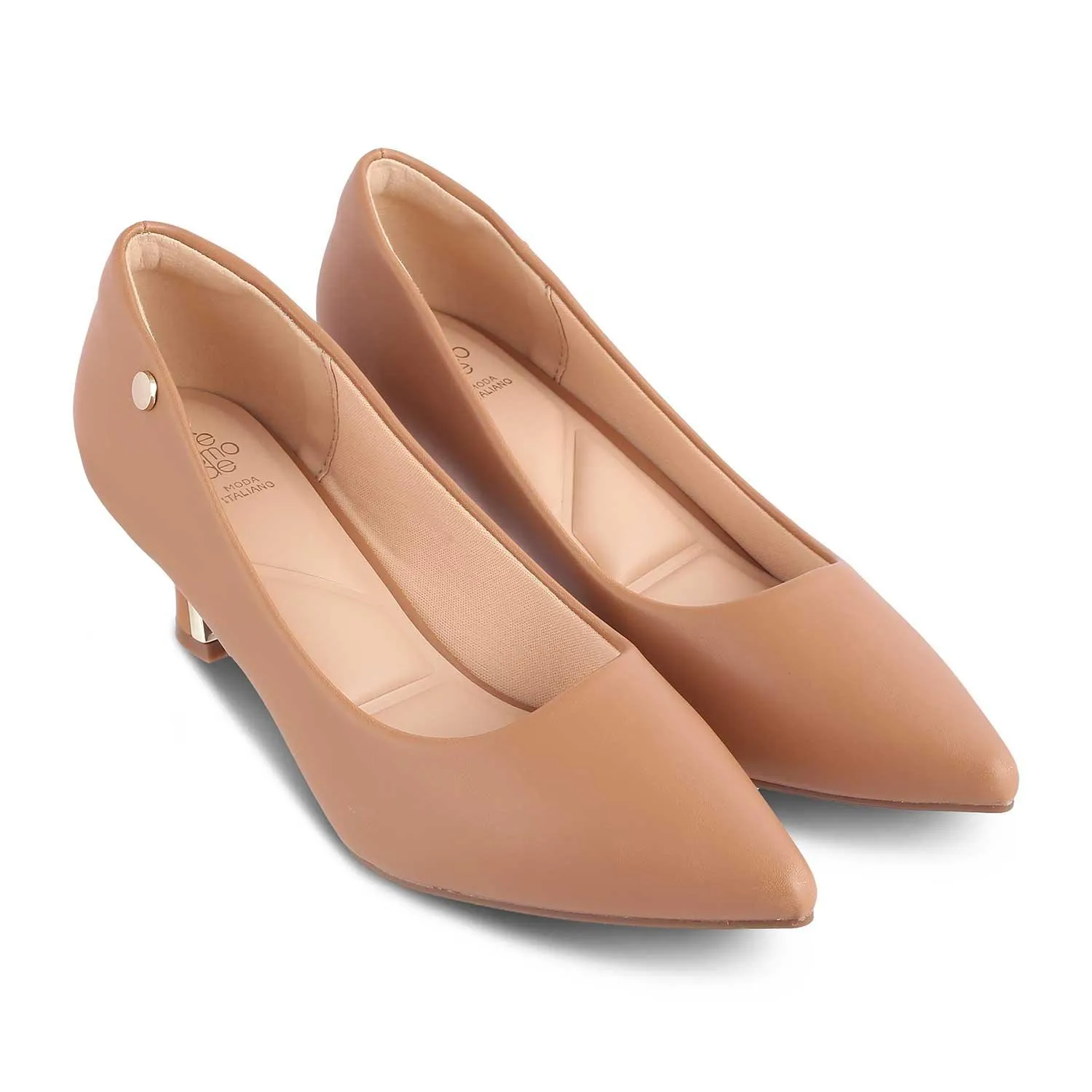 The Hanger Camel Women's Dress Pumps Tresmode