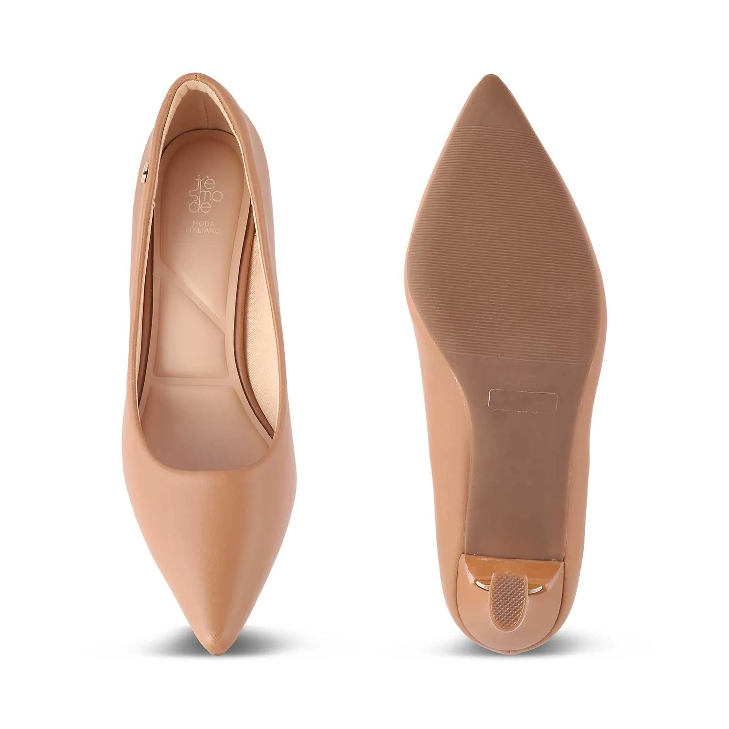 The Hanger Camel Women's Dress Pumps Tresmode