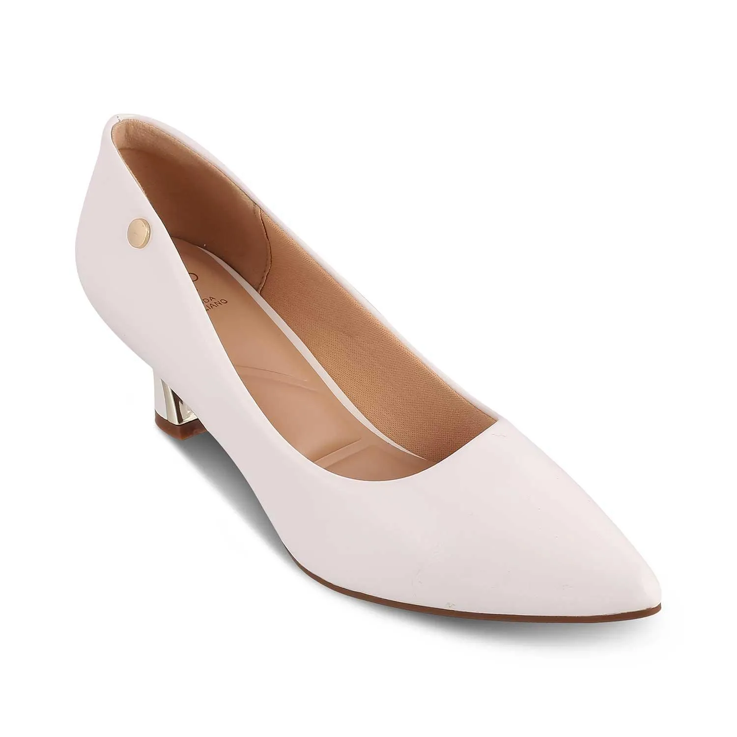 The Hanger White Women's Dress Pumps Tresmode