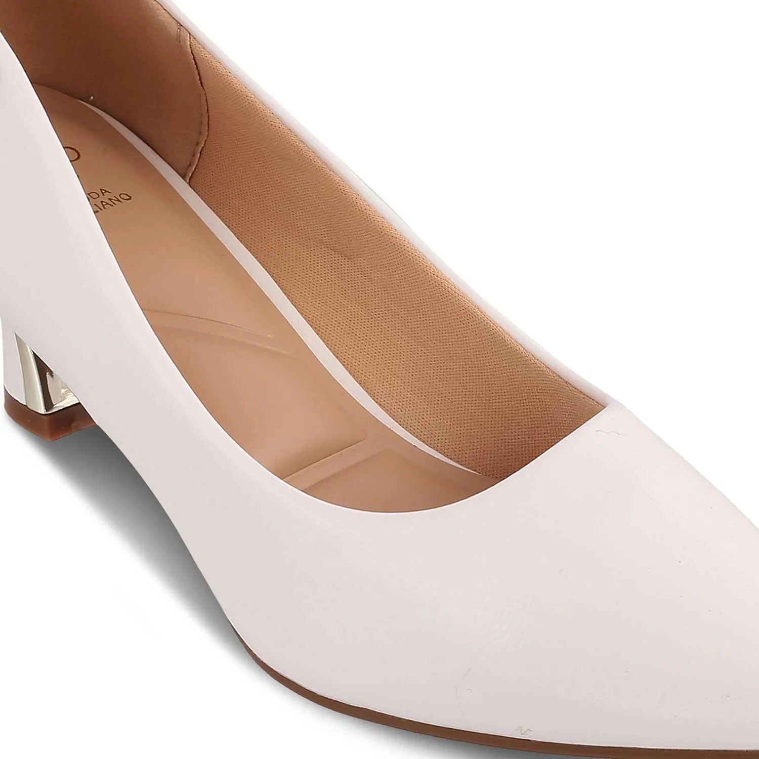 The Hanger White Women's Dress Pumps Tresmode