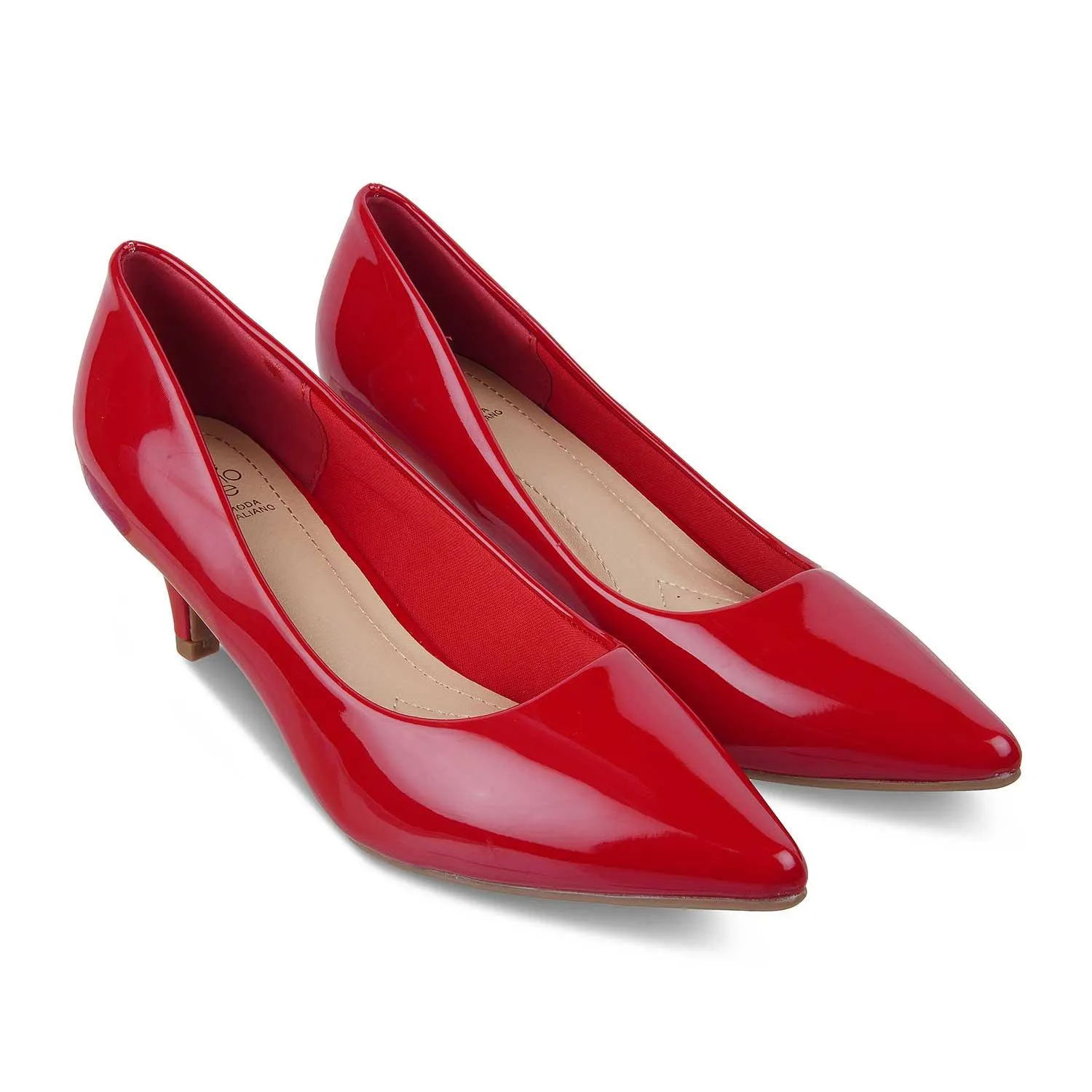 The Jerse Red Women's Dress Pumps Tresmode