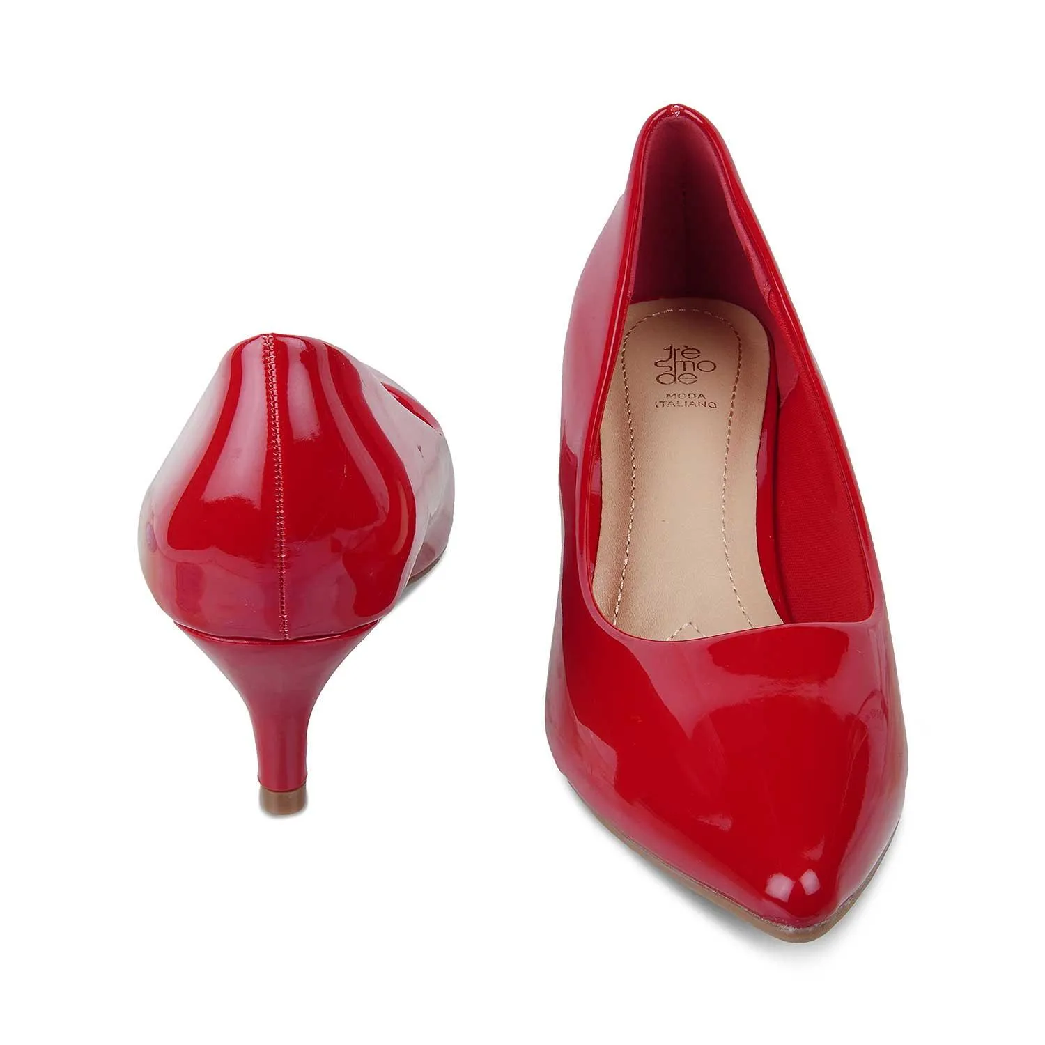 The Jerse Red Women's Dress Pumps Tresmode