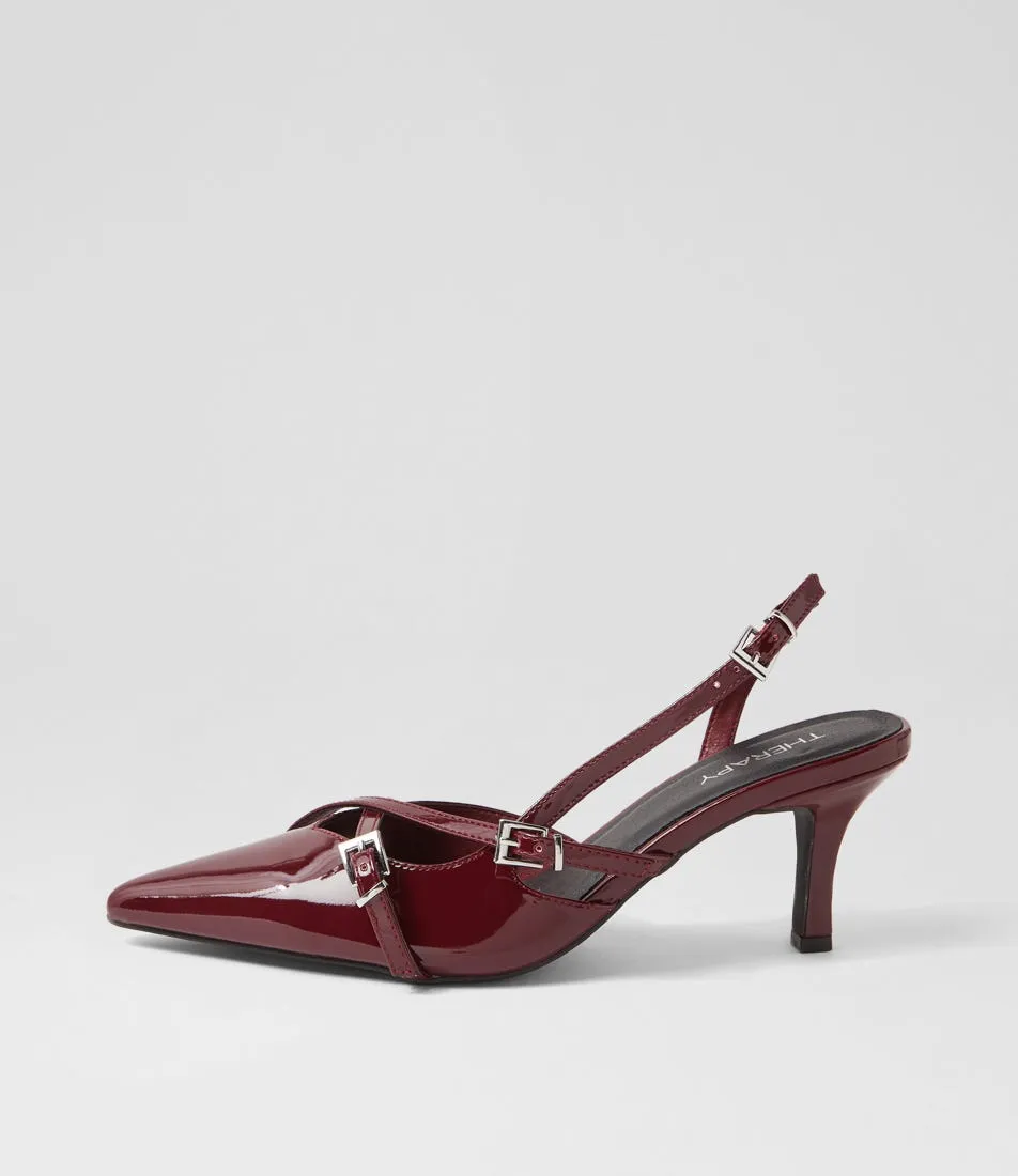 THERAPY Juicy Cherry Patent Pu Pump Heels