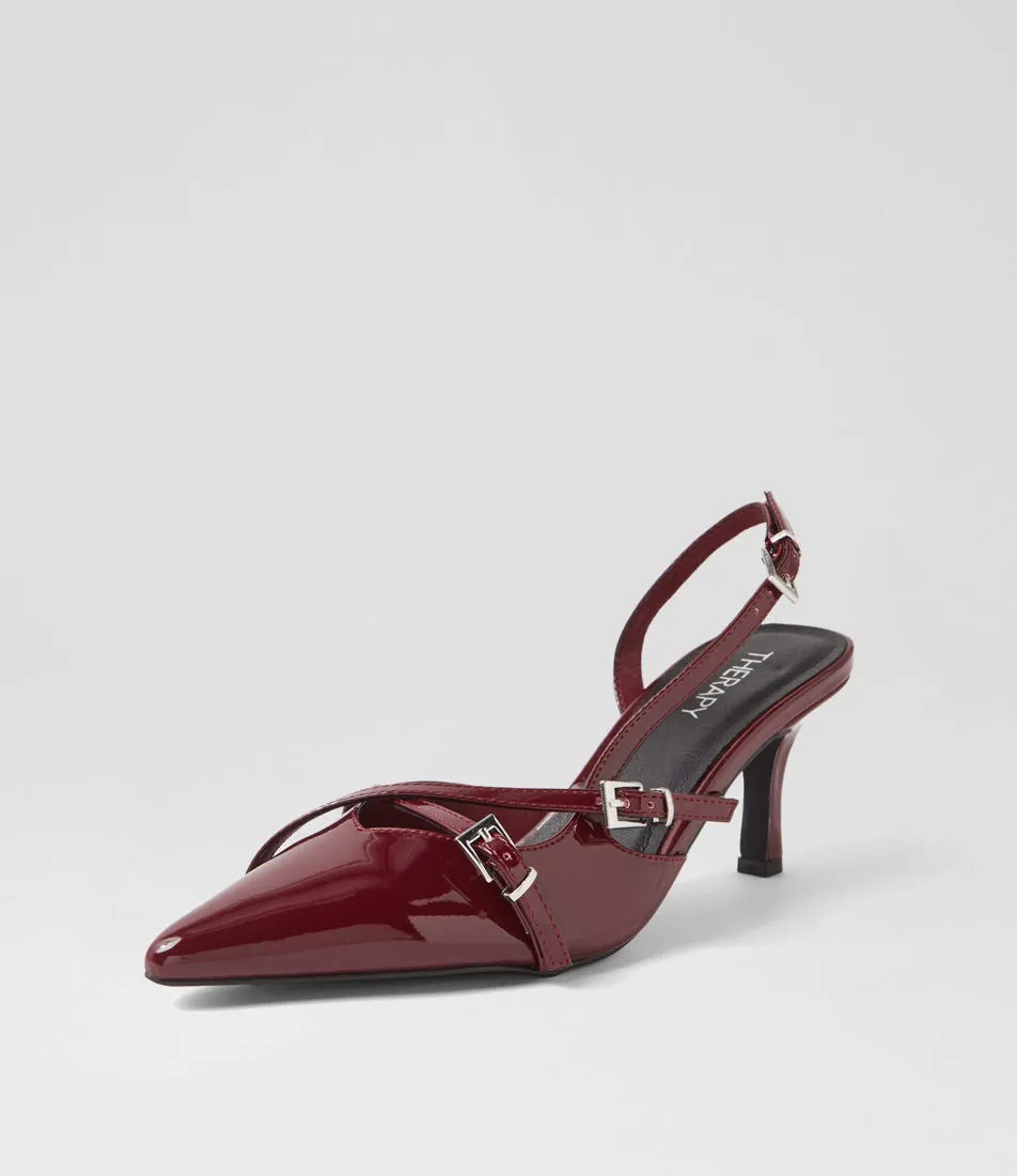 THERAPY Juicy Cherry Patent Pu Pump Heels