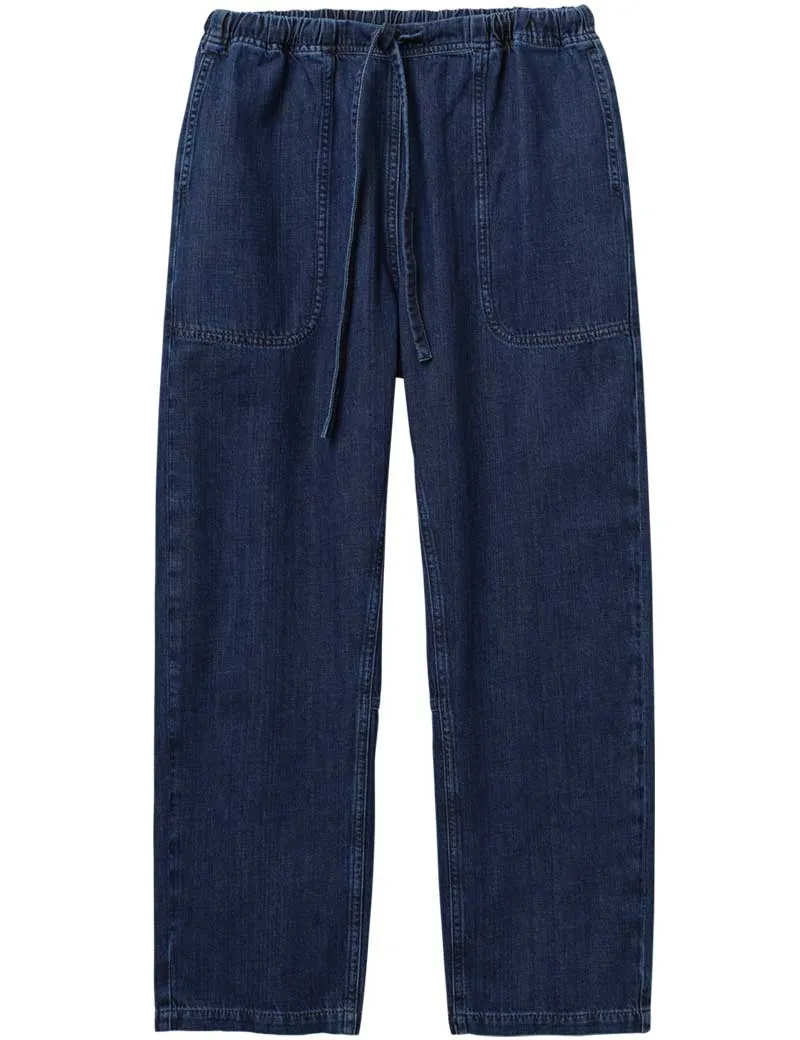 Toast Panelled Denim Trousers Indigo