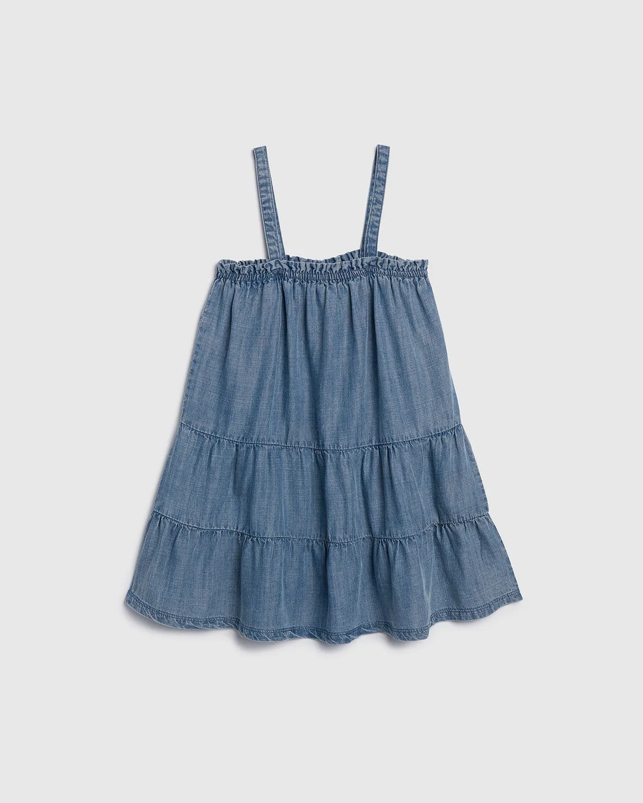 Toddler Girl Indigo Tiered Dress