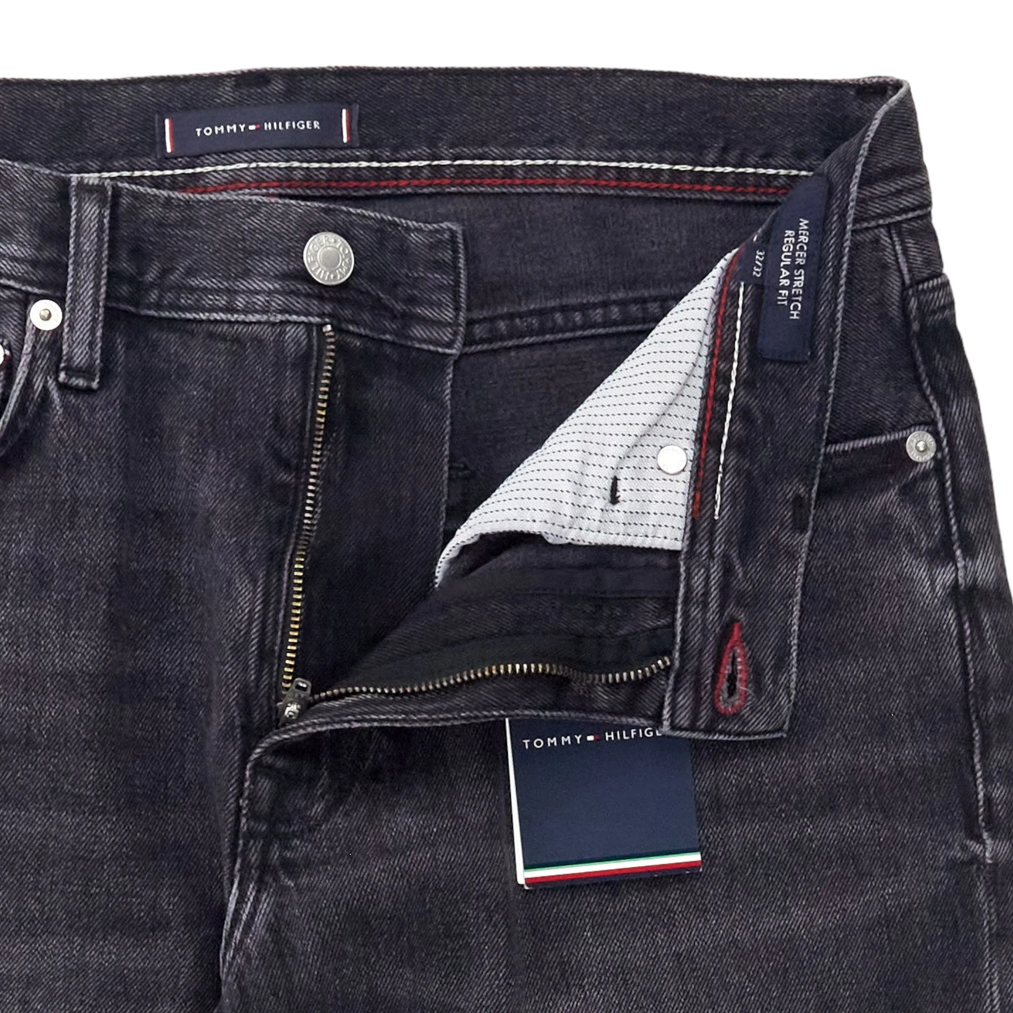 Tommy Hilfiger Black Mercer Stretch Jeans