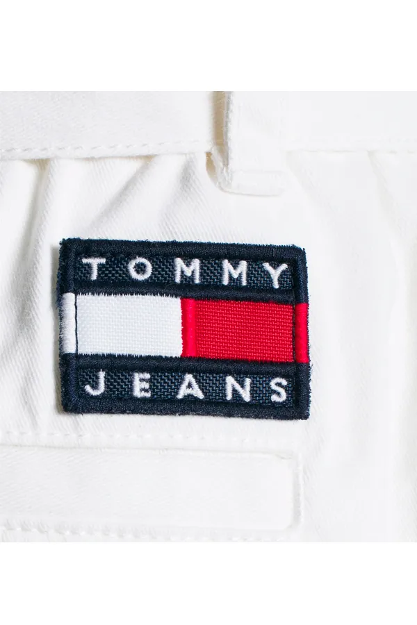 Tommy Hilfiger White Organic Badge Skirt for Women.