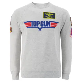 GREY TOP GUN Unisex Logo Sweatshirt