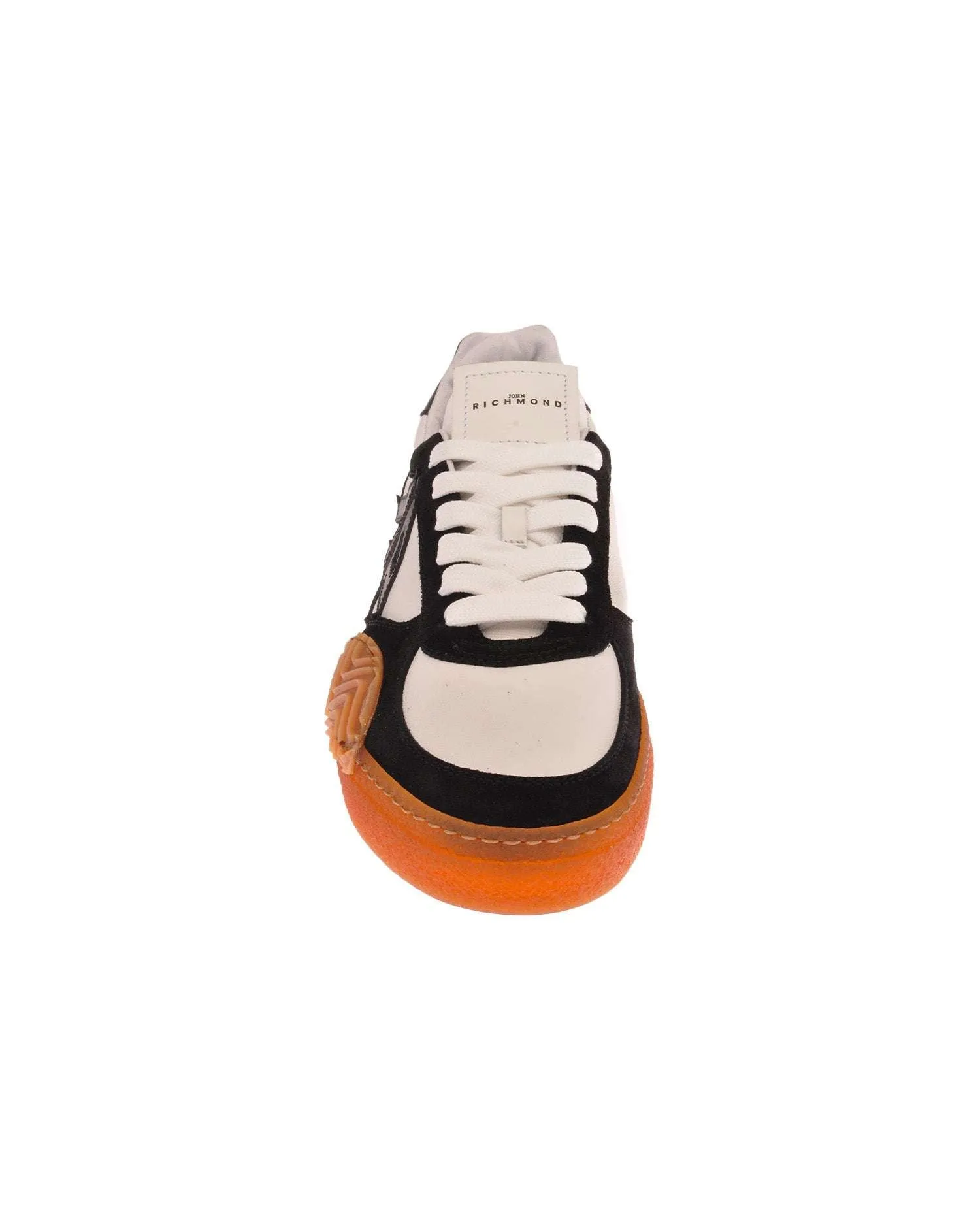 Tricolor sneakers with side logo