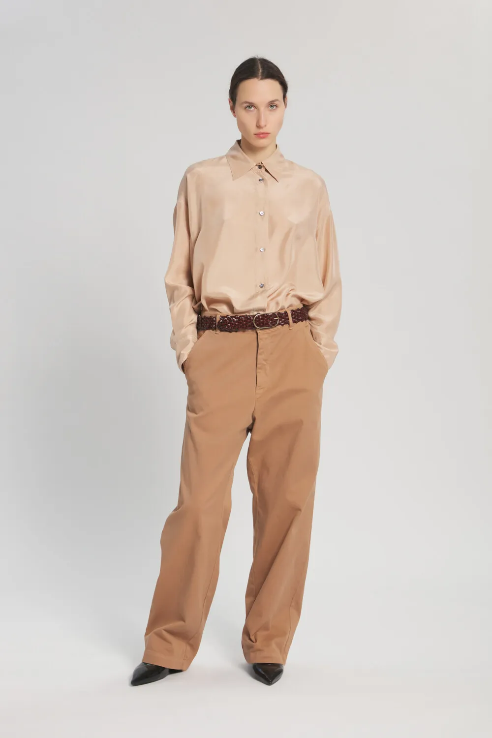 Trousers Ida Mante Cipria