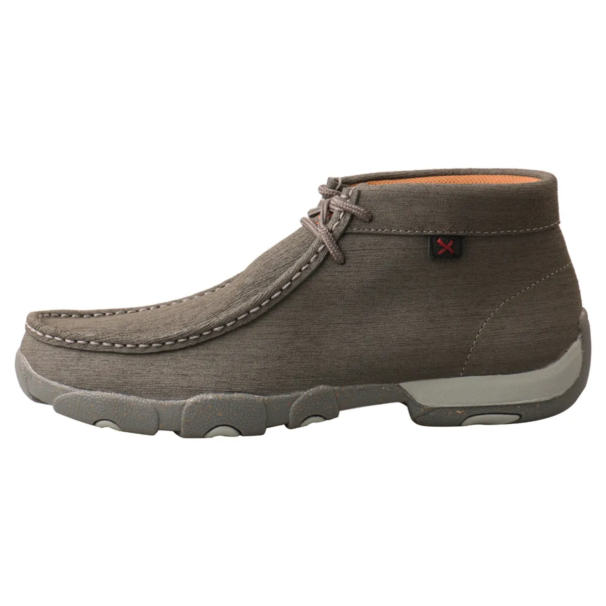 Twisted X Men's Dark Grey/Grey Chukka Driving Moc