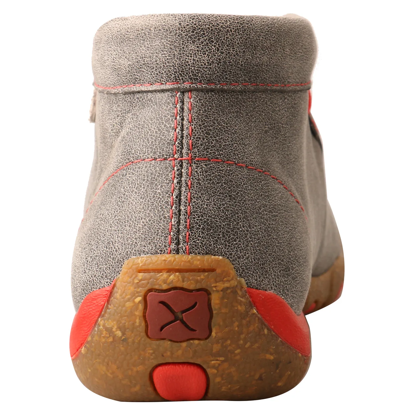 Twisted X Women's Grey & Grenadine Chukka Driving Moc