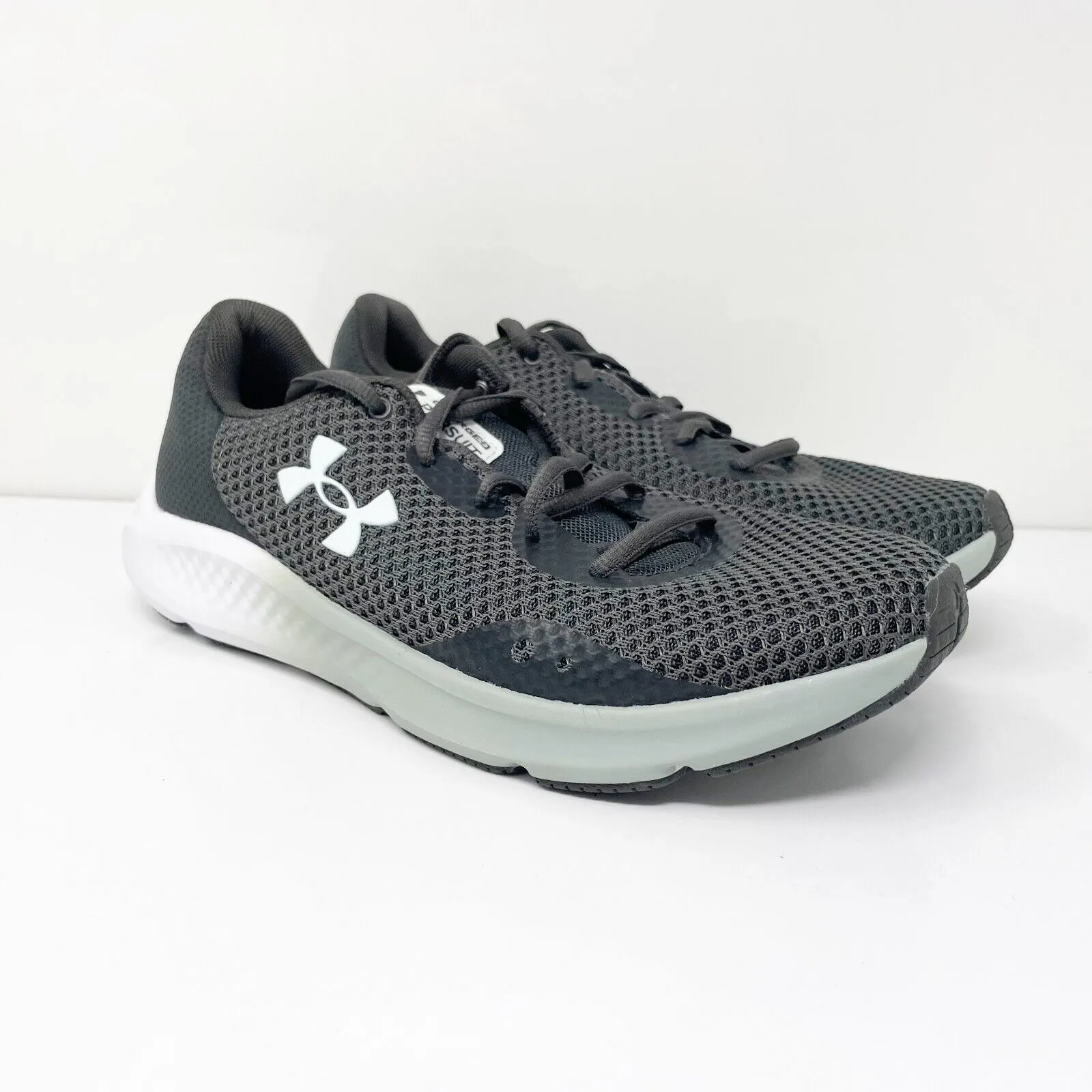 Under Armour Womens Charged Pursuit 3024889-111 Black Running Shoes Sneakers 8.5