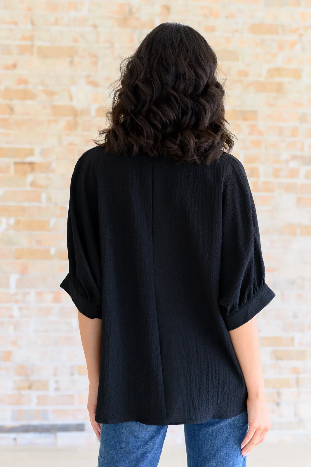 Black V-Neck Blouse for any occasion