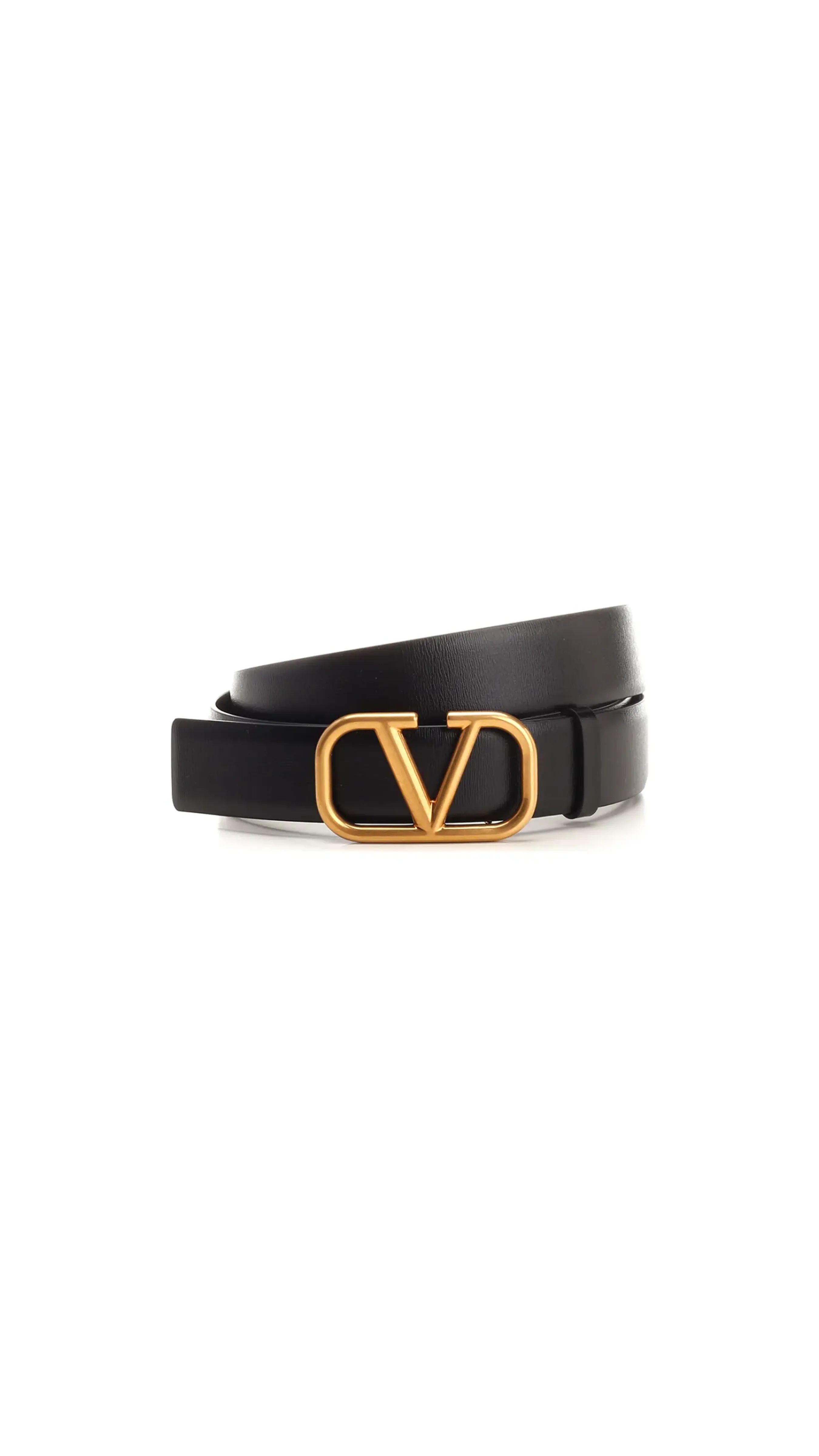 Black and Gold V Logo Belt