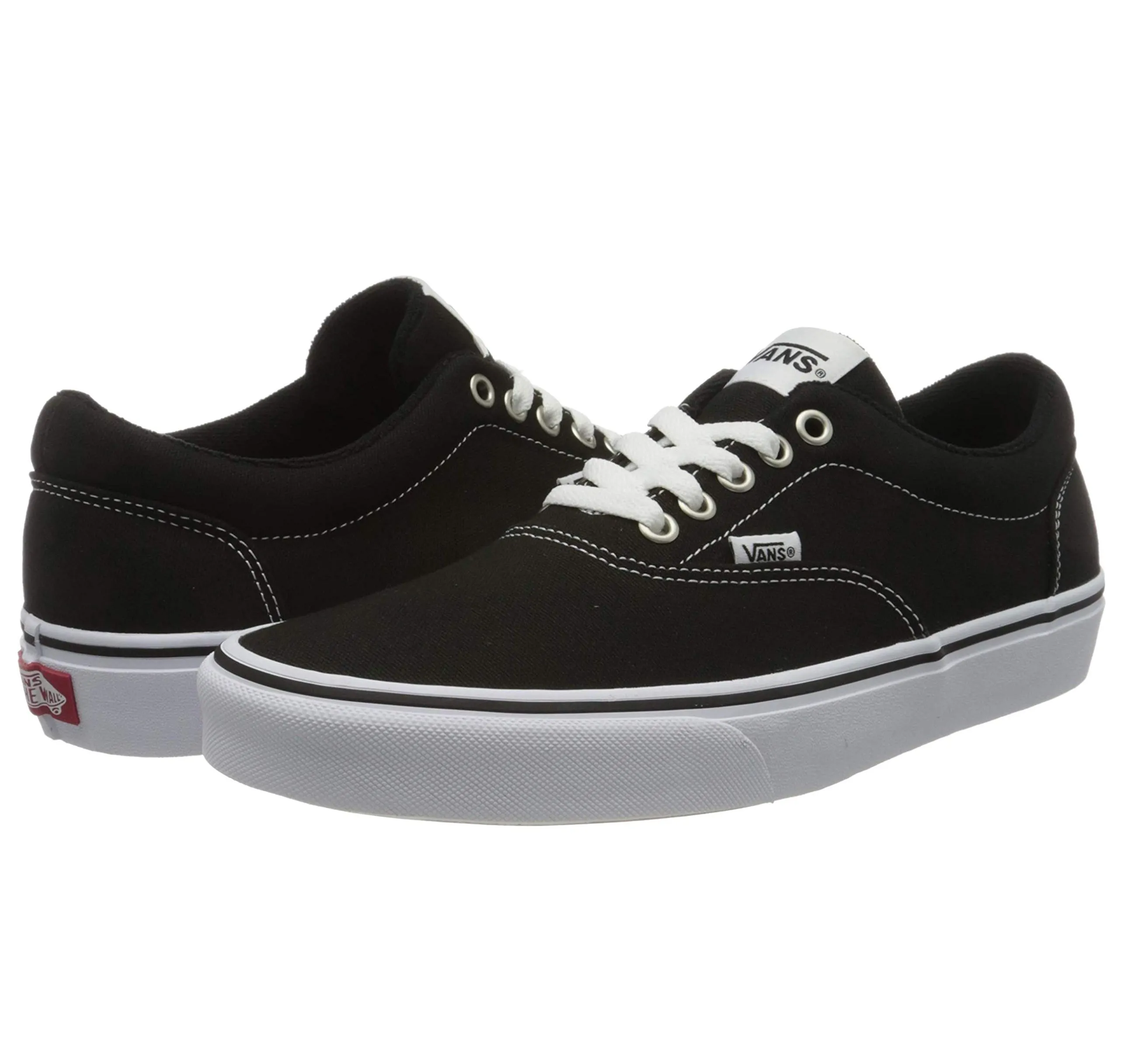 VANS Doheny Canvas Casual Trainers Black White