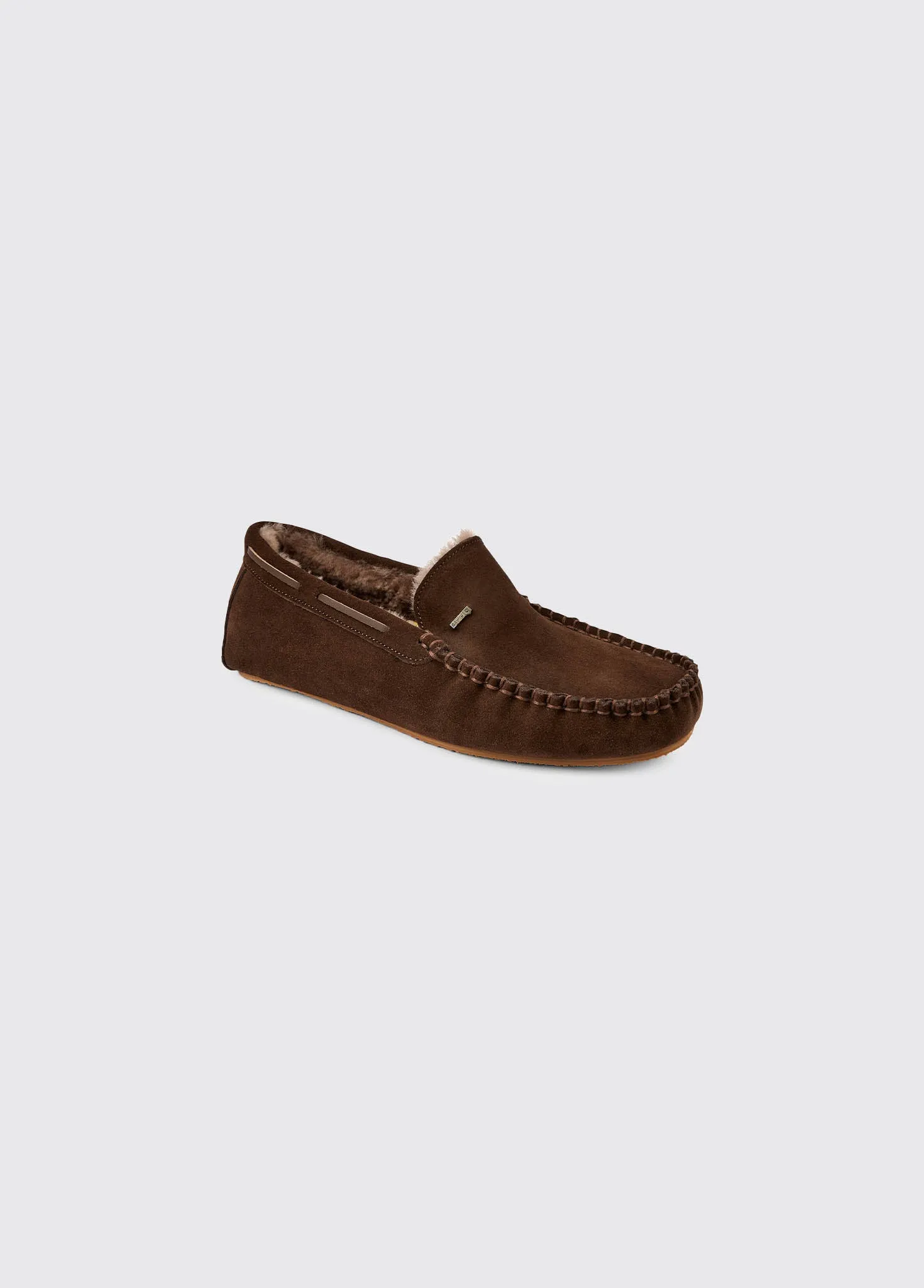 Ventry Men's Moccasin Slipper - Cigar