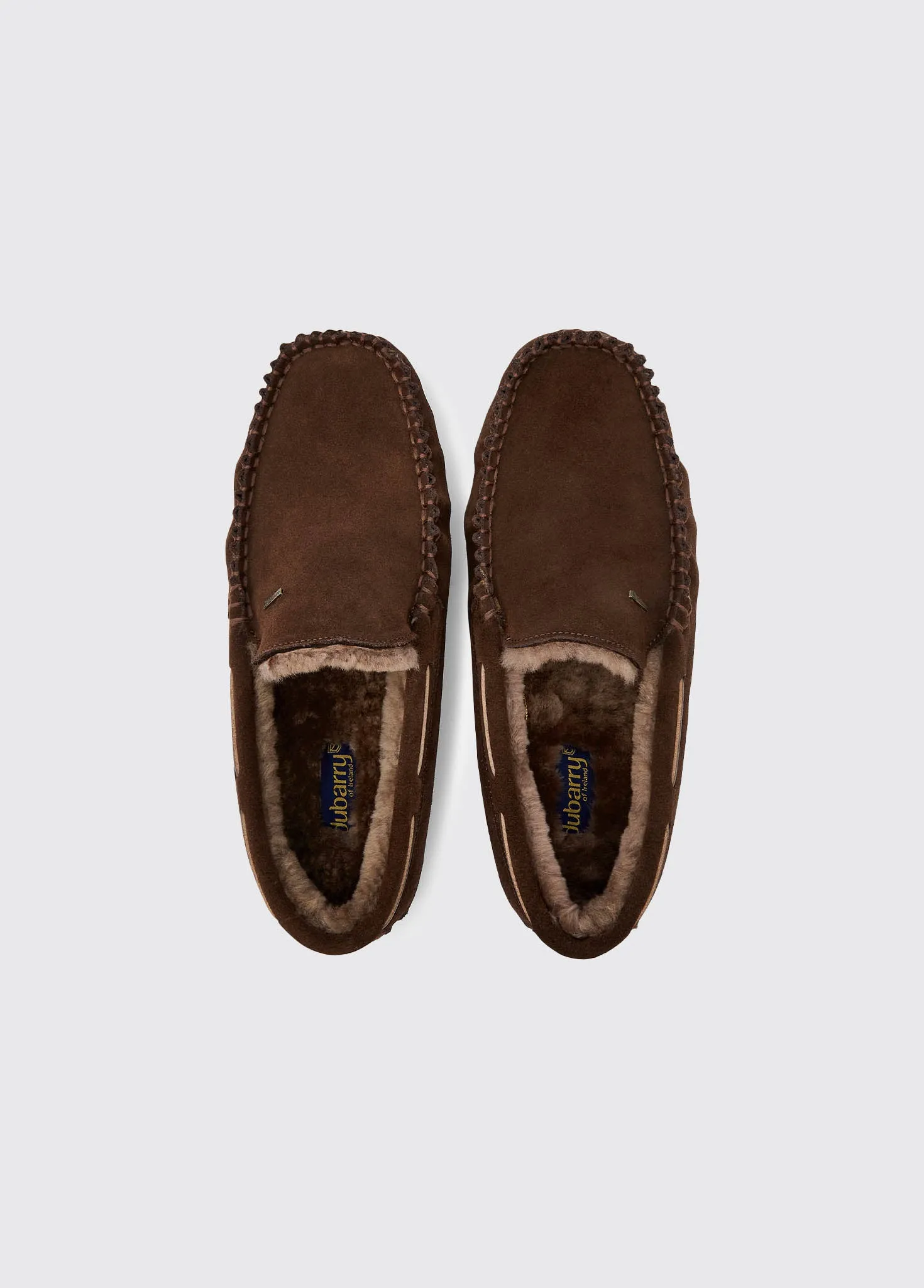 Ventry Men's Moccasin Slipper - Cigar