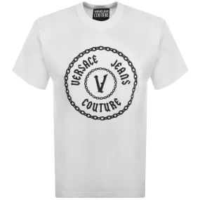 Versace Jeans Couture Logo T Shirt White