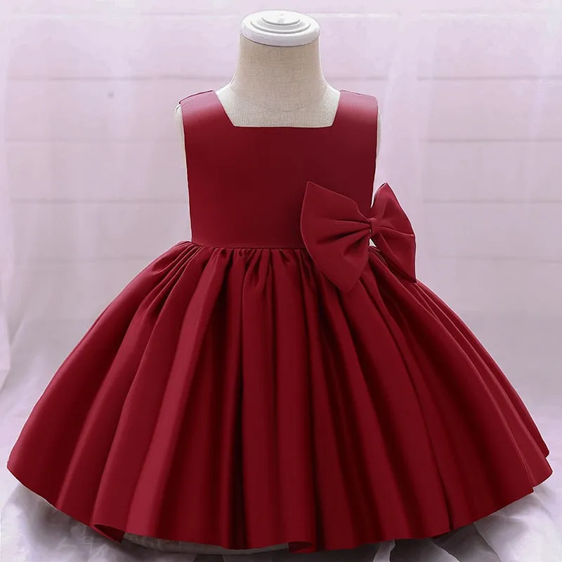 Vestido para Niña y Bebe Baptism Dress For Baby Girls Princess Evening Tutu Birthday Party Dress Girl Christening Clothes