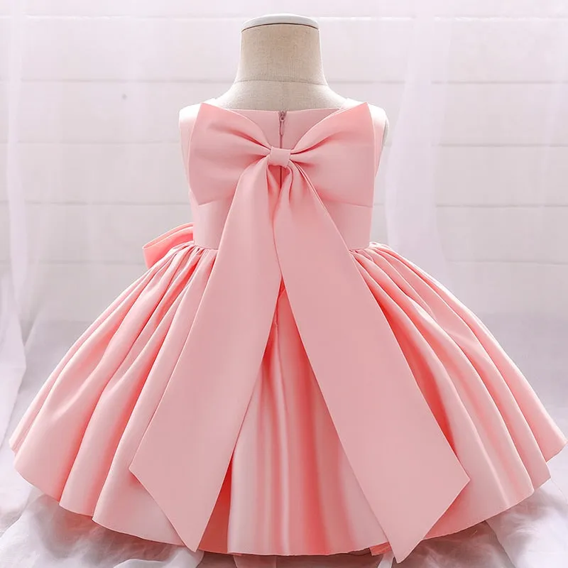 Vestido para Niña y Bebe Baptism Dress For Baby Girls Princess Evening Tutu Birthday Party Dress Girl Christening Clothes