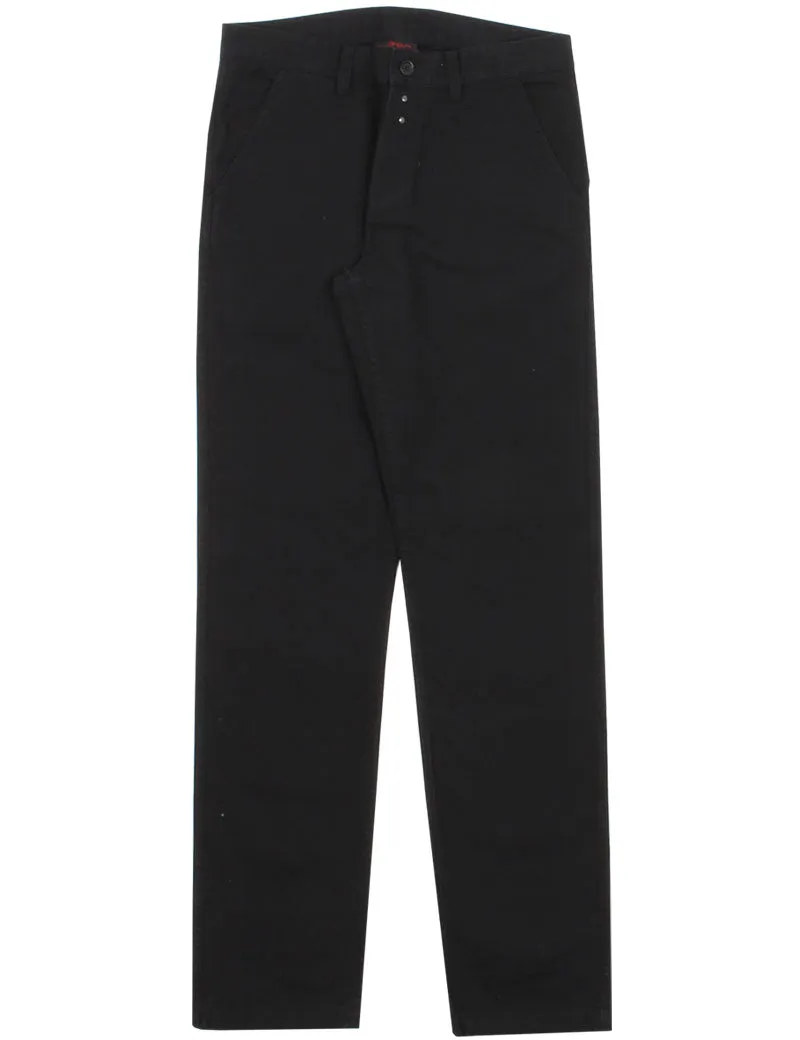 Vetra Weaved Workwear Trousers Black