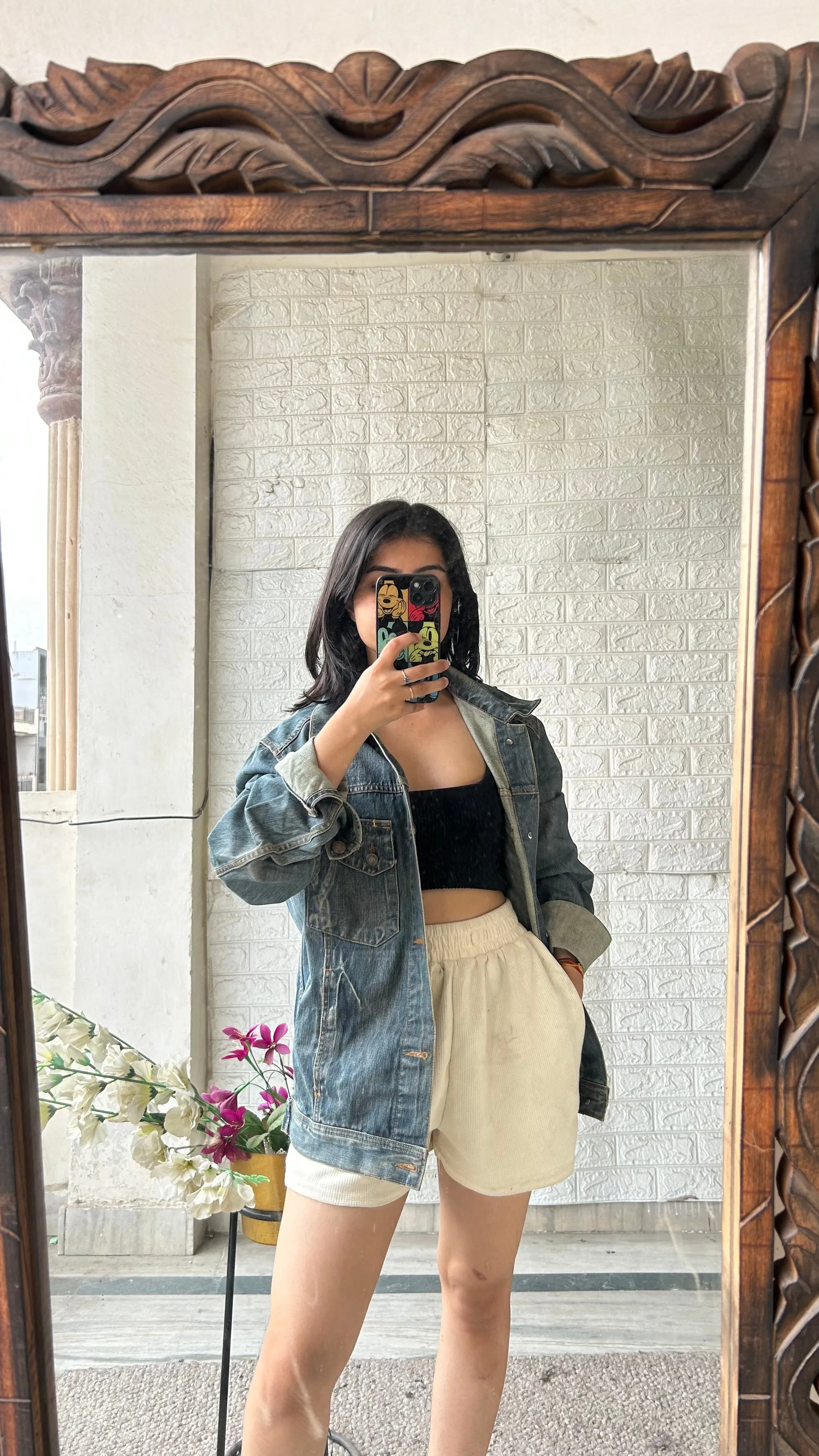 vintage gender-neutral denim jacket