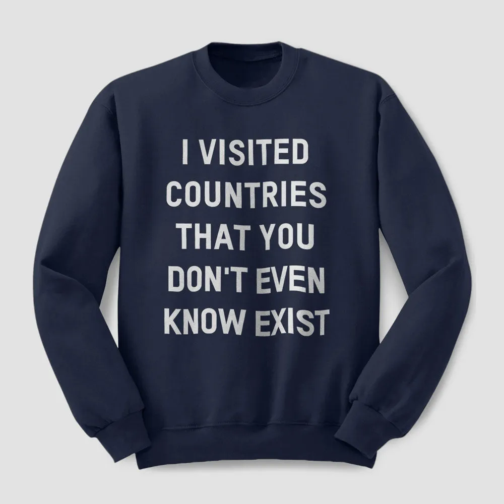 Visited Countries - Sweatshirt