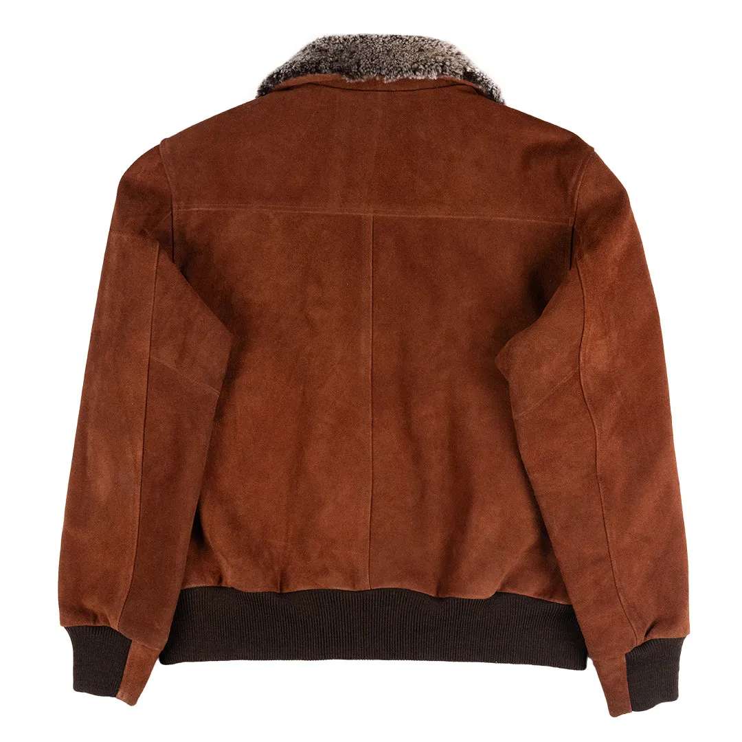 VOYAGEURS NORDIC BOMBER JACKET - MAPLE BROWN