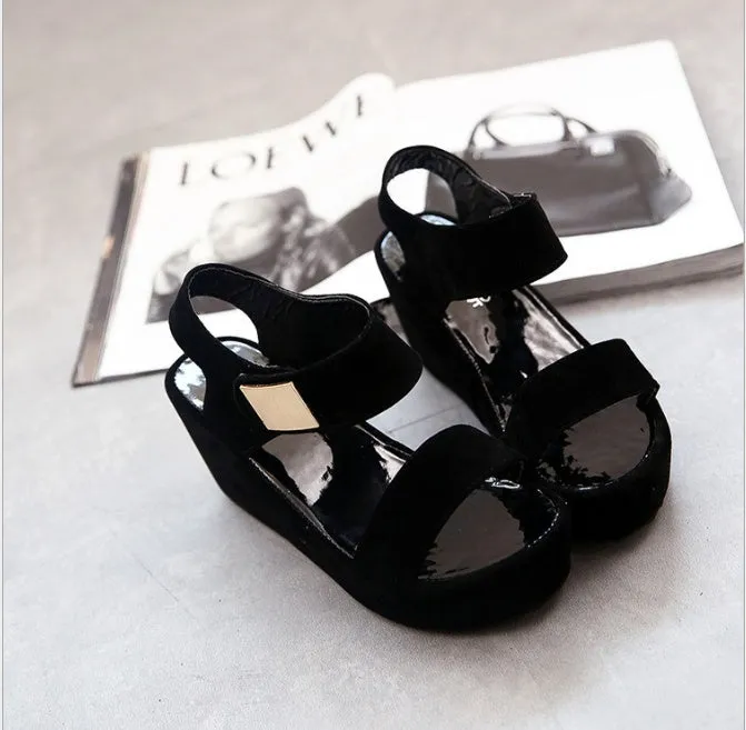 Simple Casual Waterproof Wedge Sandals for Women