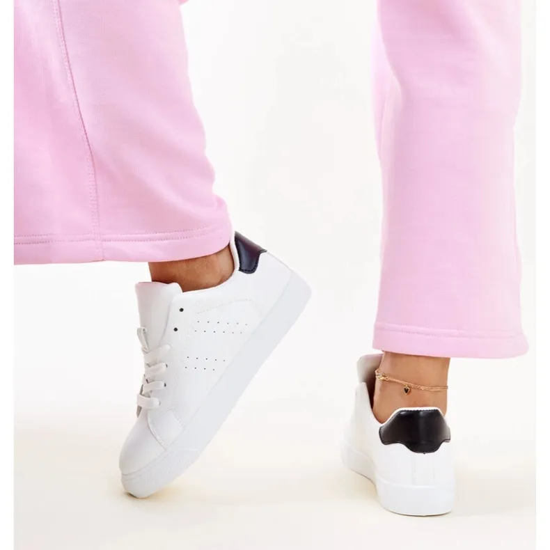 White and black Akila sneakers