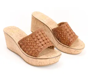 Woven Slide Wedges