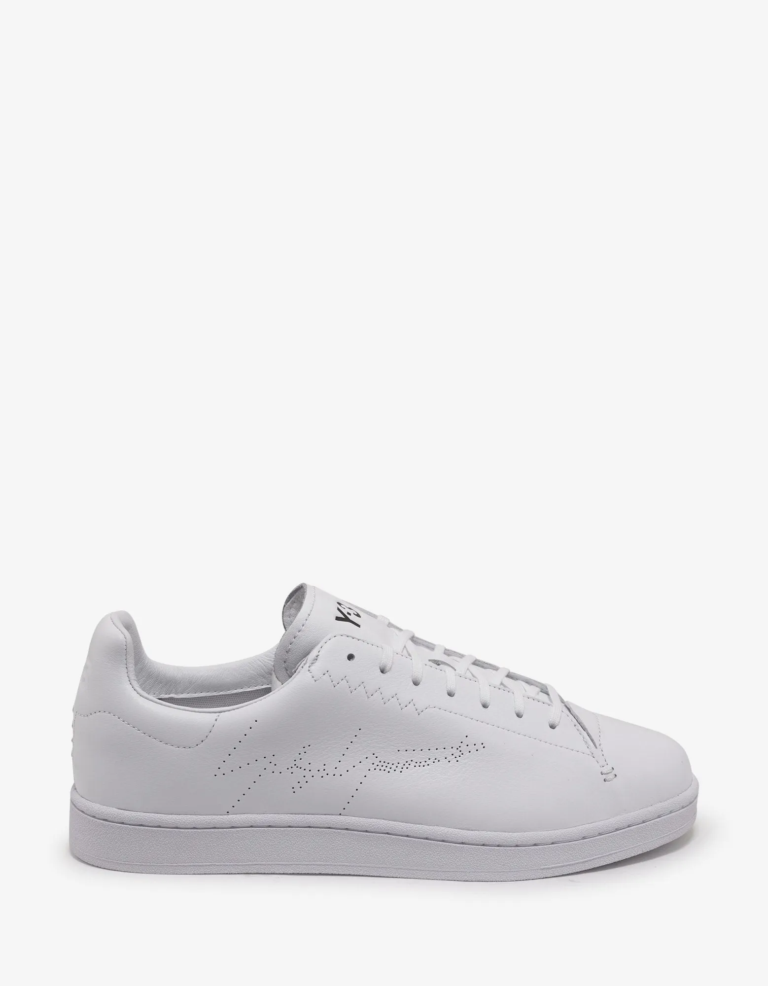 White Yohji Court Trainers