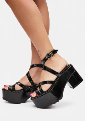 Wicked Revenge Platform Heels-