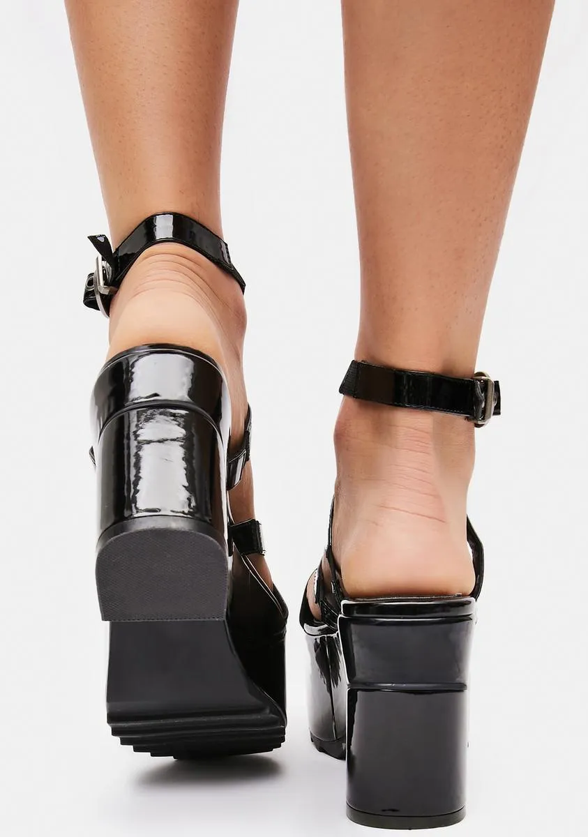 Wicked Revenge Platform Heels-