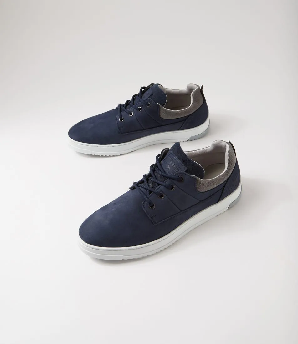 WILD RHINO Carmel Navy Nubuck Sneakers