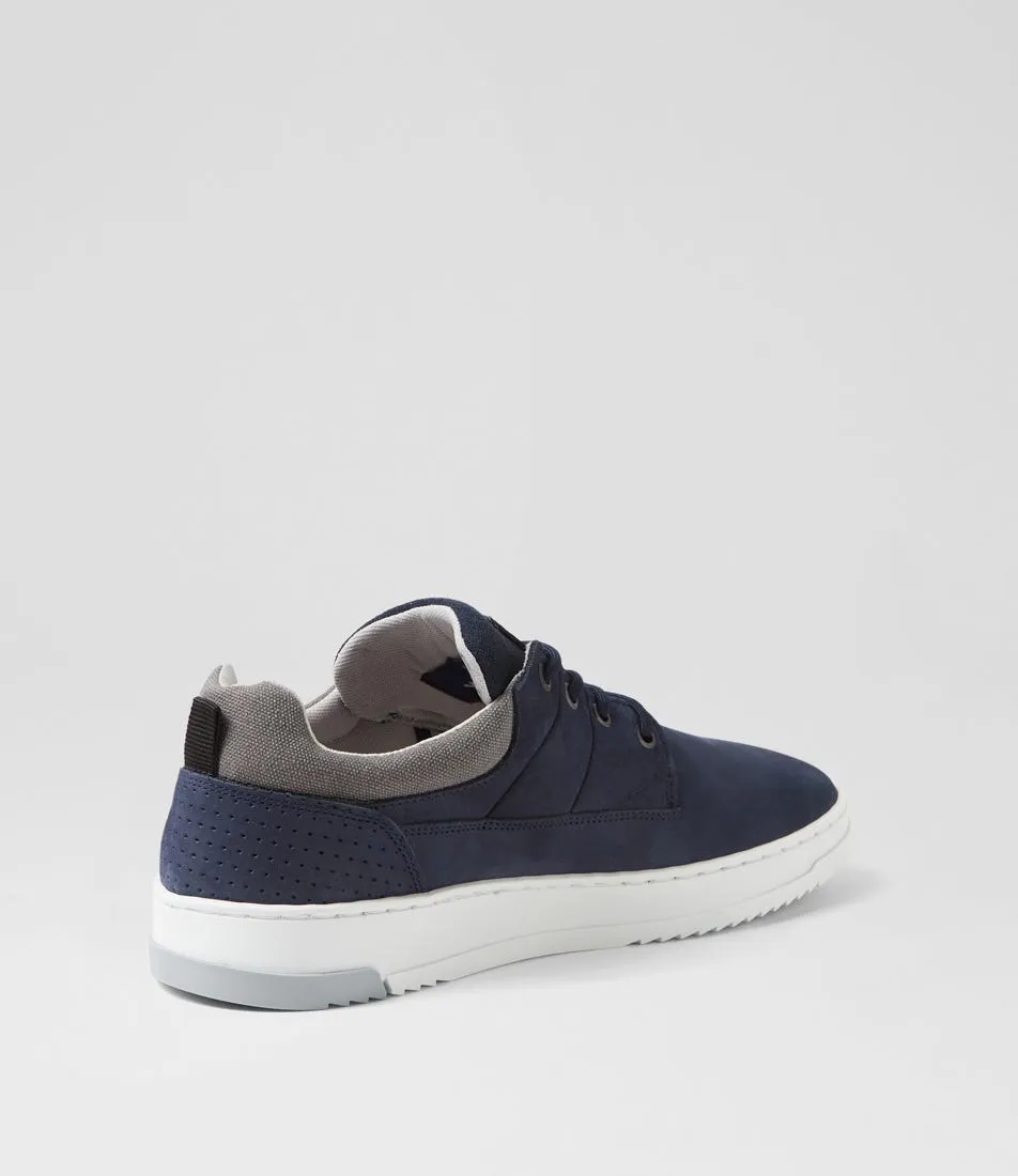 WILD RHINO Carmel Navy Nubuck Sneakers