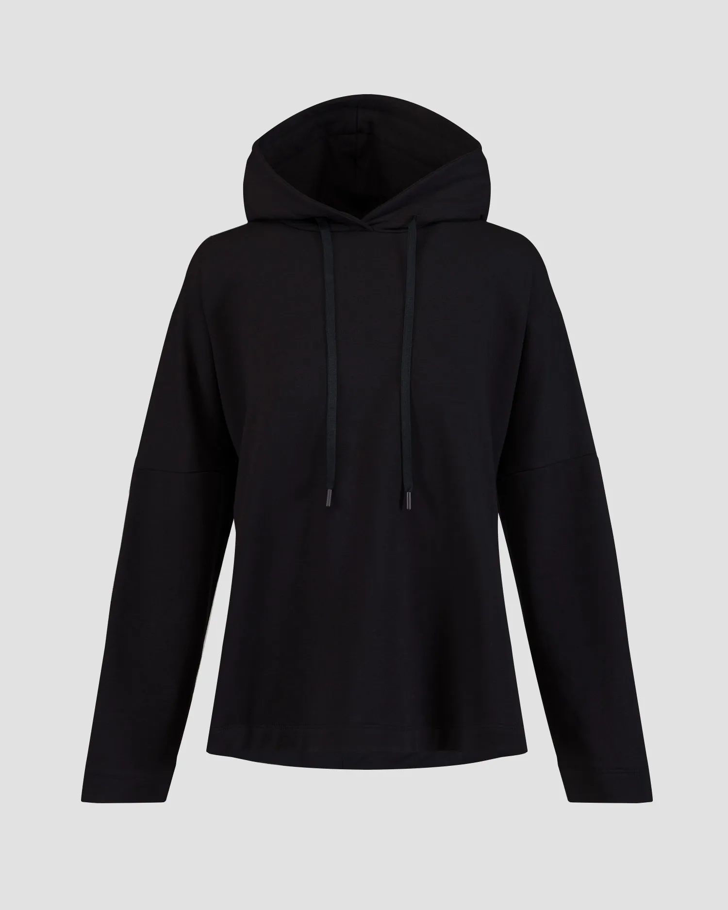 Women's black hooded sweatshirt Deha D12622-10009