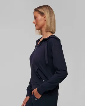 Women's navy blue sweatshirt Deha A00531-26525