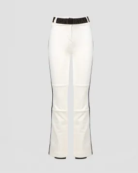 Women's white ski trousers Sportalm 1628002530-1