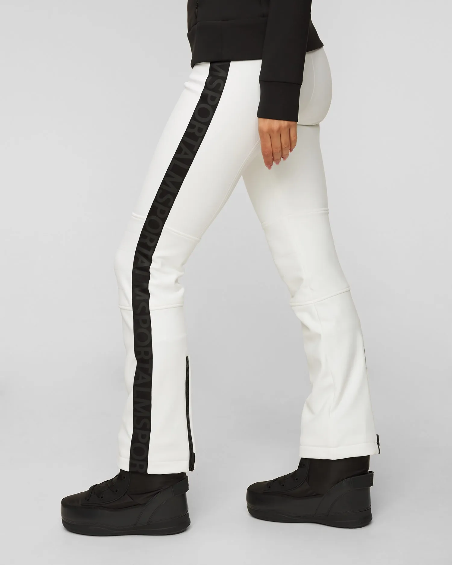 Women's white ski trousers Sportalm 1628002530-1