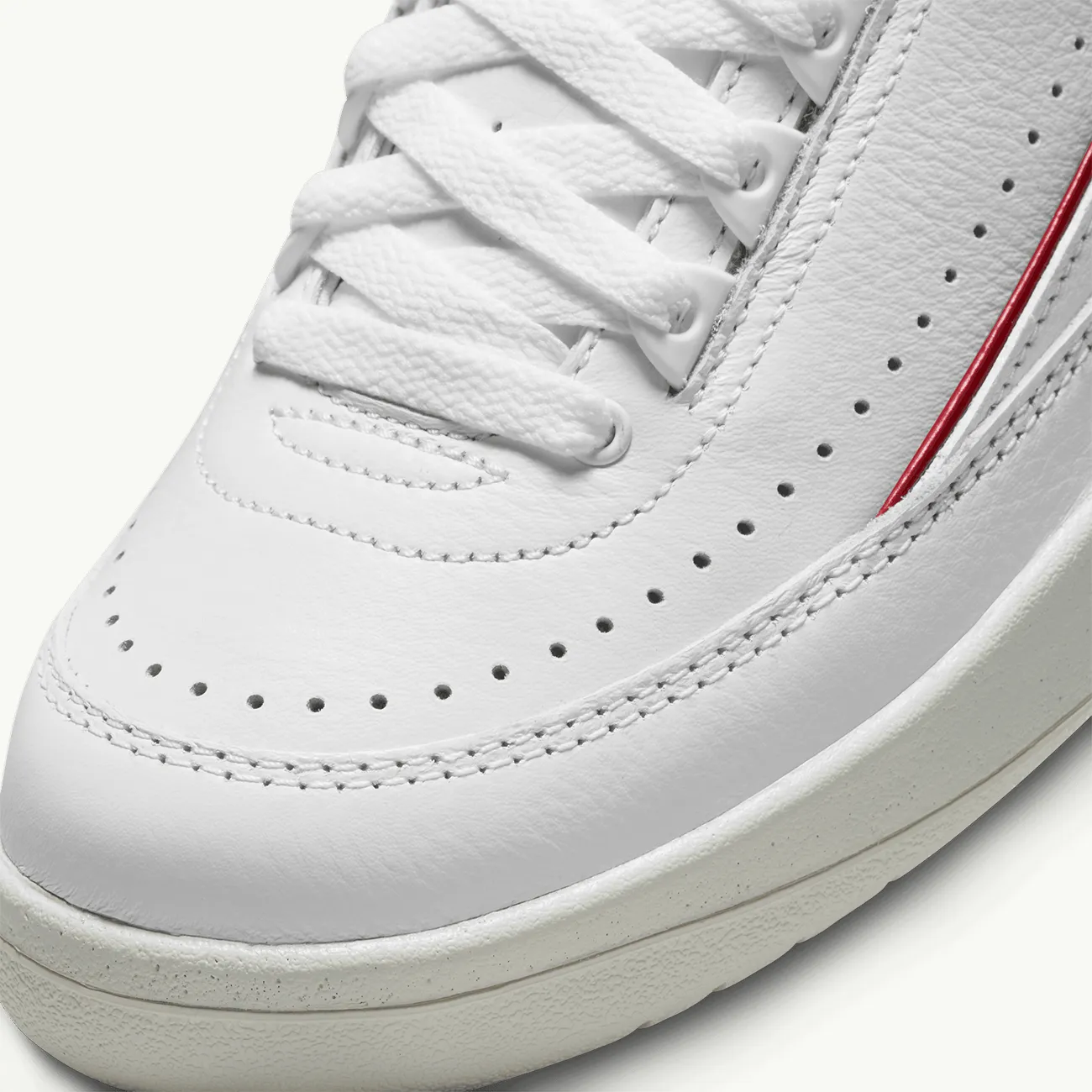 Women's Air Jordan 2 Retro Low - White/Gym Red/Dark Powder Blue/Sail