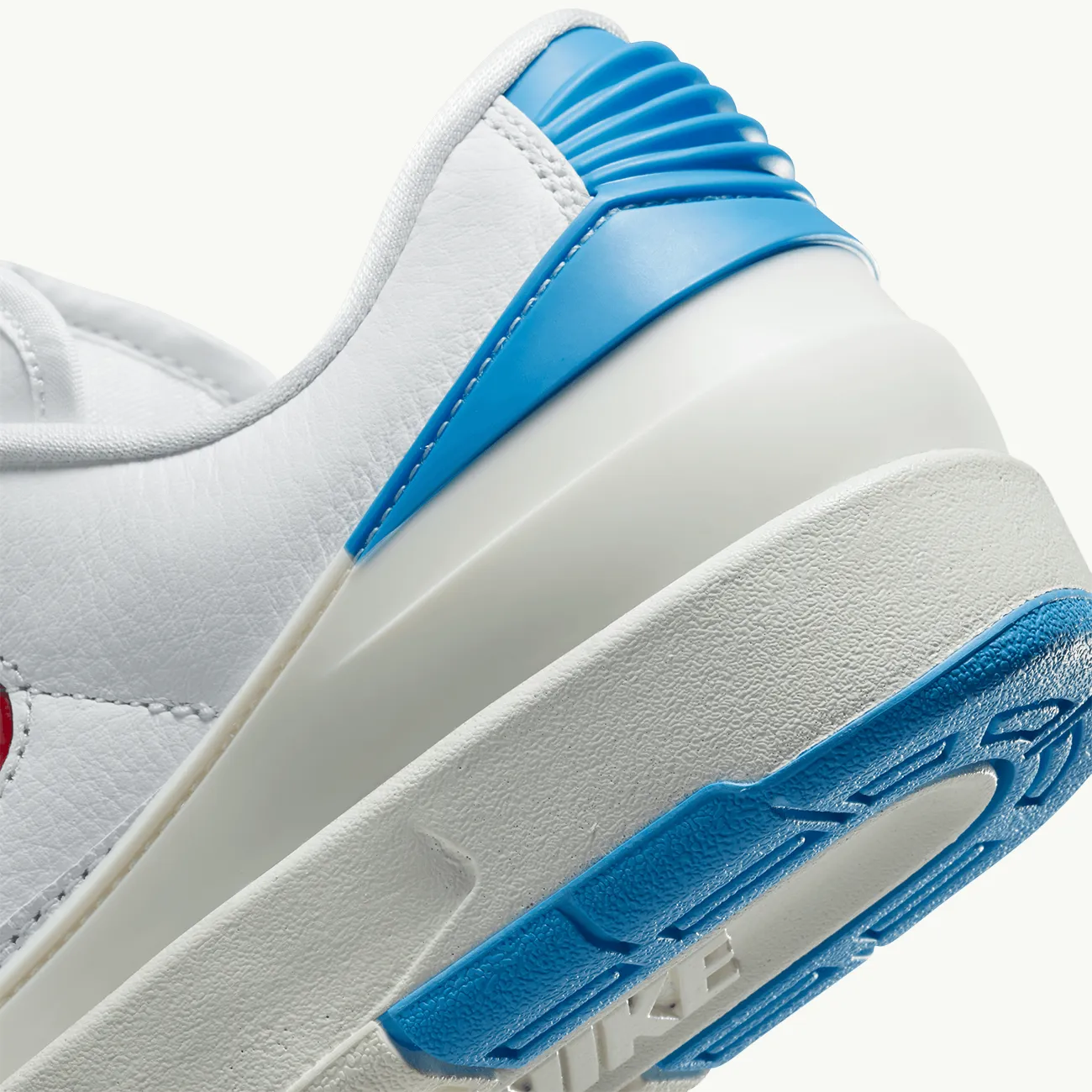 Women's Air Jordan 2 Retro Low - White/Gym Red/Dark Powder Blue/Sail