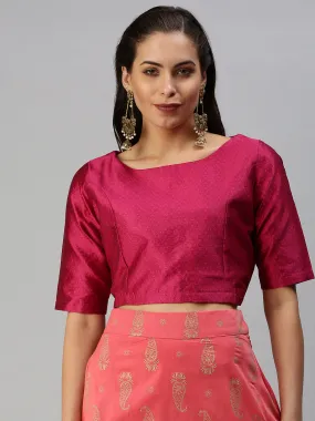 Women's Blouse-Fuchsia