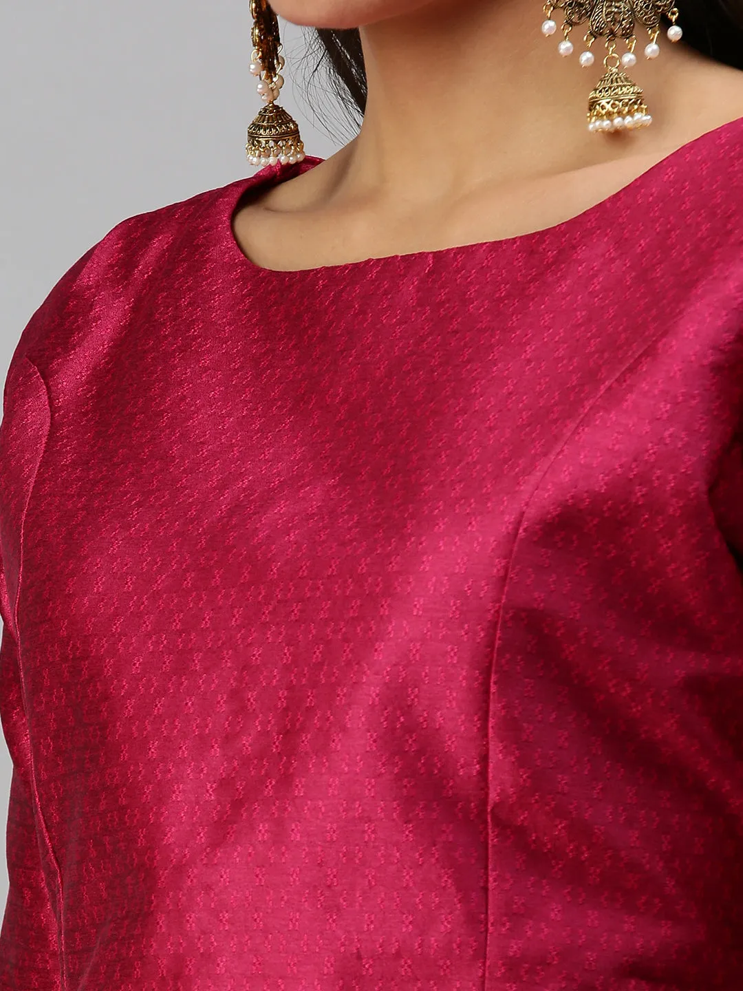 Women's Blouse-Fuchsia