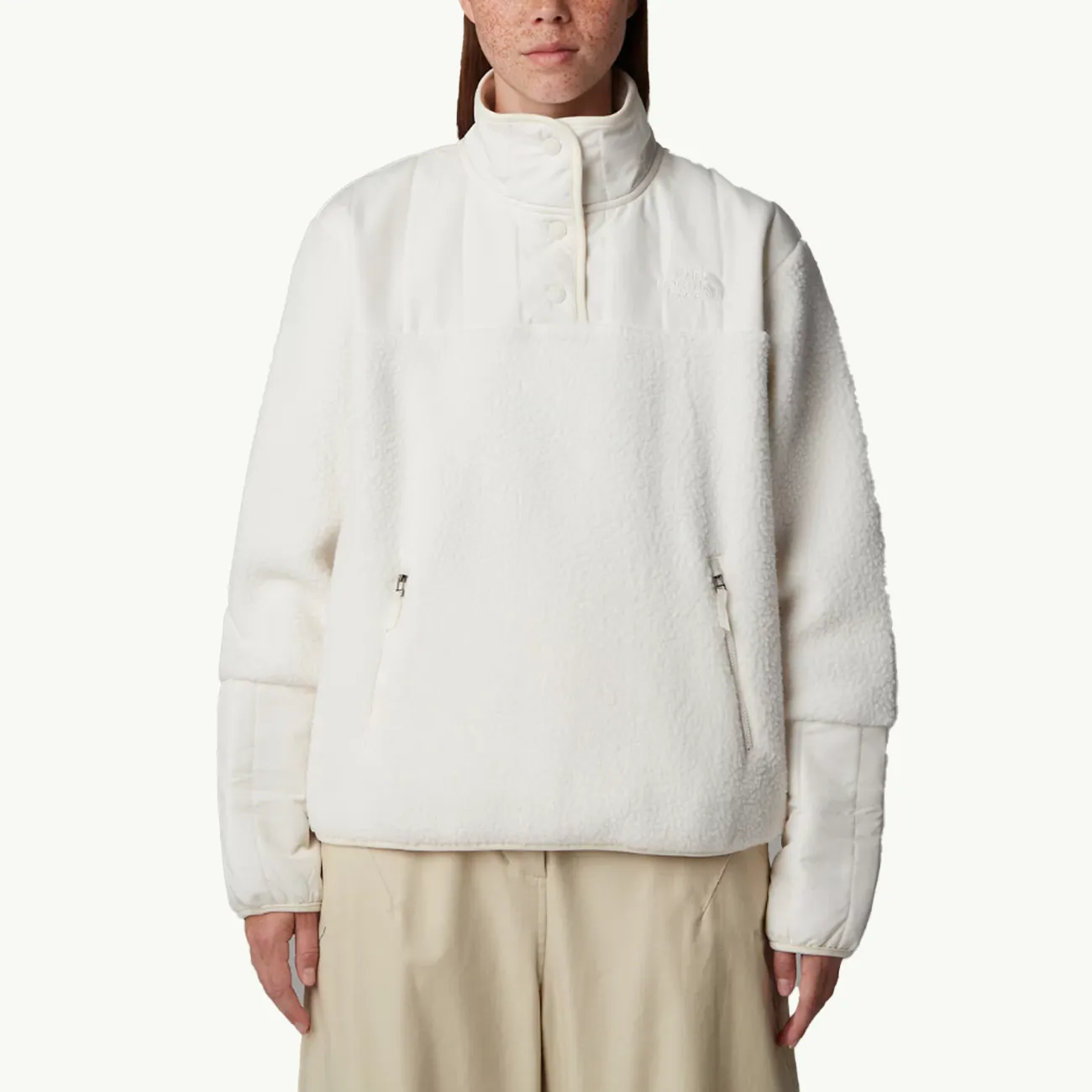 Women's Cragmont Fleece 1/4 Snap - White Dune