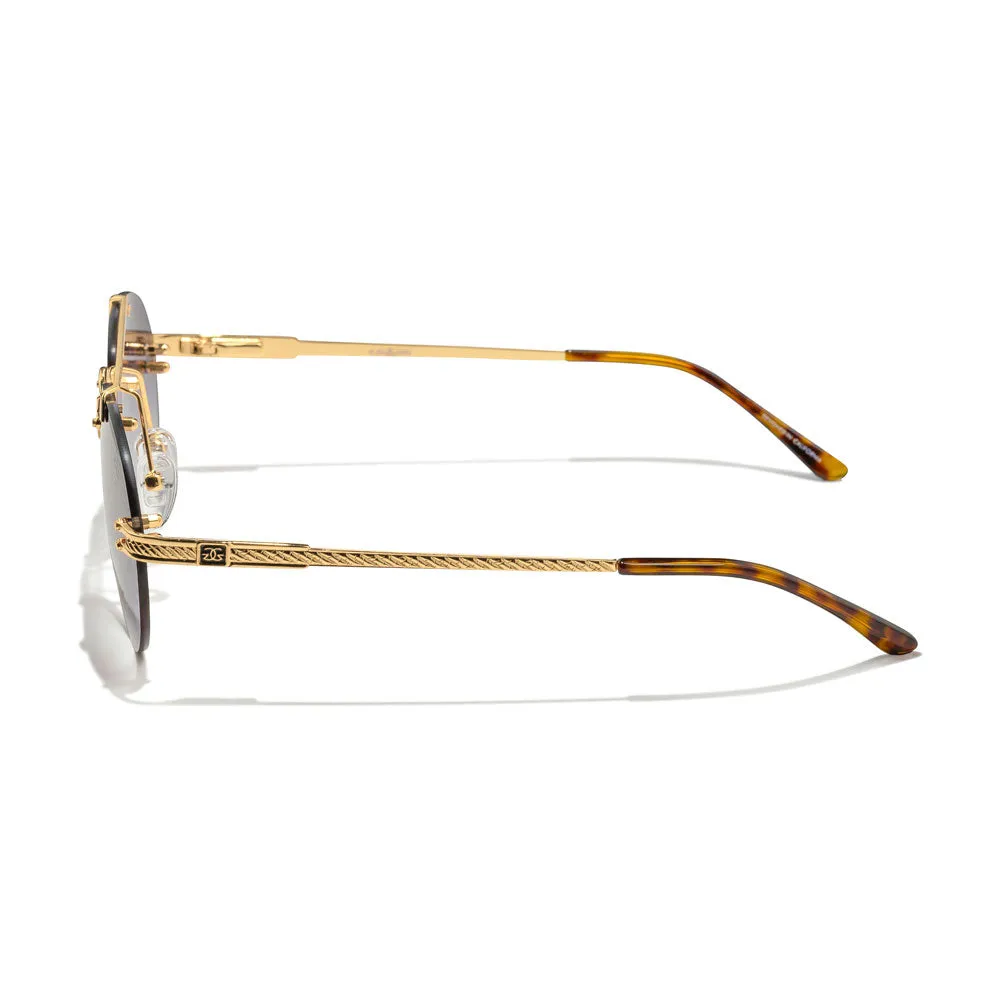 Ladies Helios Aviator Rimless Shades